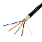 Outdoor UTP Bulk CAT5E Cable 4 Pair Twisted Pass Fluke Test double Sheath PVC+PE