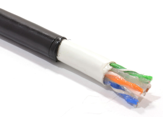 Jelly Filled UTP CAT6 Network Cable , CAT6 Outdoor Cable UV Resistant