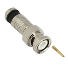 RG59 Compression BNC Male CCTV Coaxial Connector Zinc Alloy with a Copper Pin