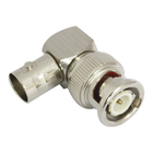 Right Angle BNC Male to BNC Female Splitter CCTV Coaxial Connector Audio and Video Signal Transmiter