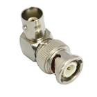 Right Angle BNC Male to BNC Female Splitter CCTV Coaxial Connector Audio and Video Signal Transmiter