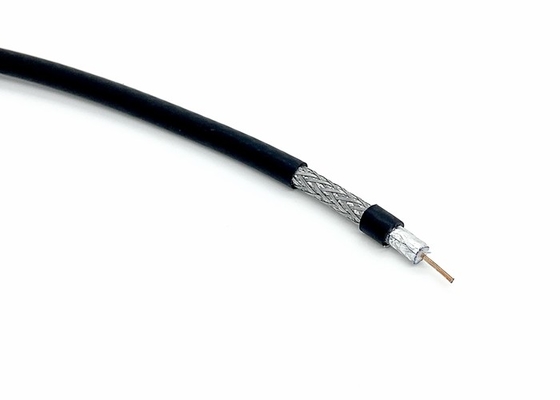 RG6U 75 Ohm Coaxial Cable 18 AWG CCS Double Shield For CATV Telecom