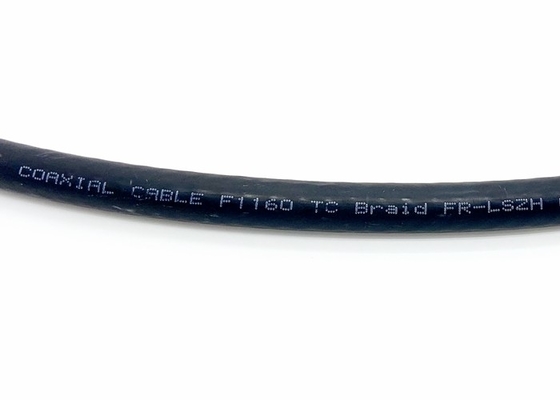 CATV Telecom RG11U Cable 60% TC Braiding LSZH FR Jacket 1.63 Copper
