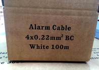 Soft Bare Copper Burglar Alarm Cable For Fire Alarm System 4C  0.22mm² Control