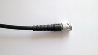 RG59U CCTV Coaxial Cable Connector BNC Male Crimp On With Long Boot