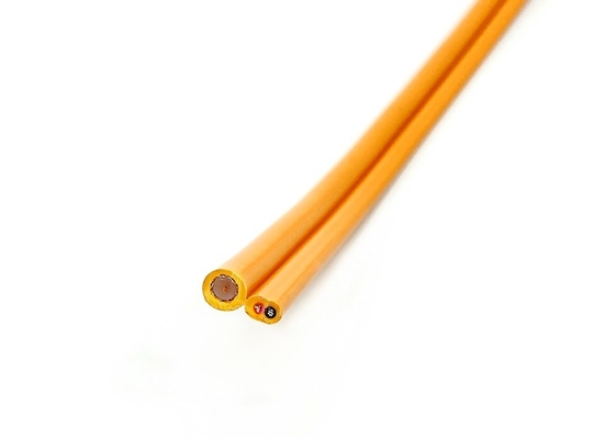 Kx6+2Alim Coax Combo With 0.75mm2 Power Bulk CCTV Cable Orange PVC 7*0.2 Stranded CU