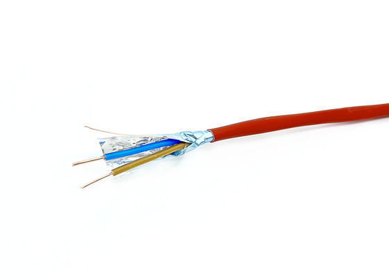 Fire And Smoke Alarm Cable 1.0MM2 Solid Copper Flame Proof PVC Shielded Security Wire