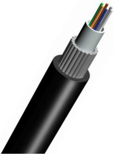 GYXTY Steel Wire Armored Outdoor Fiber Optic Cable Tensile Resistant High Flexibility