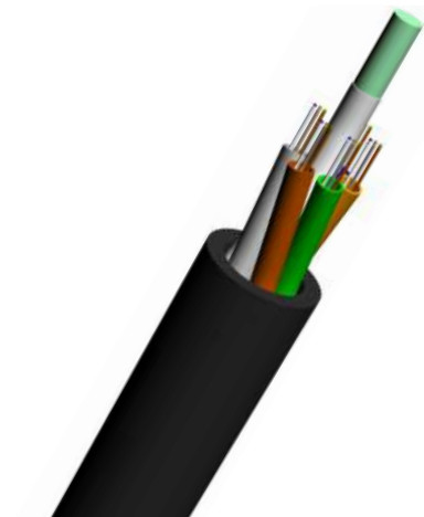 JET GCYFY Air-Blowing Micro Outdoor Fiber Optic Cable with FPR Central Strength Member