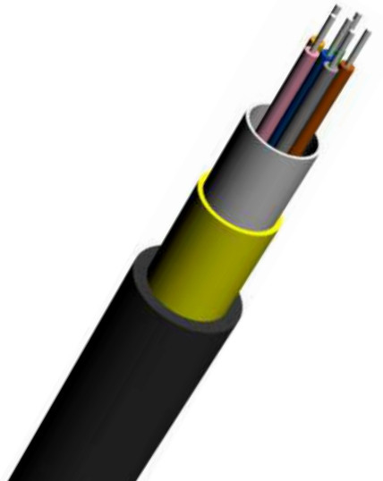 EFONB001 Loose Tube Fiber Optic Cable Flame Retardant PVC For Indoor Cabling
