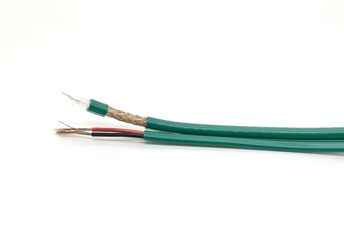 Kx6+2C Coax Bulk CCTV Cable Customized Color For Camera Installation 8 Fig
