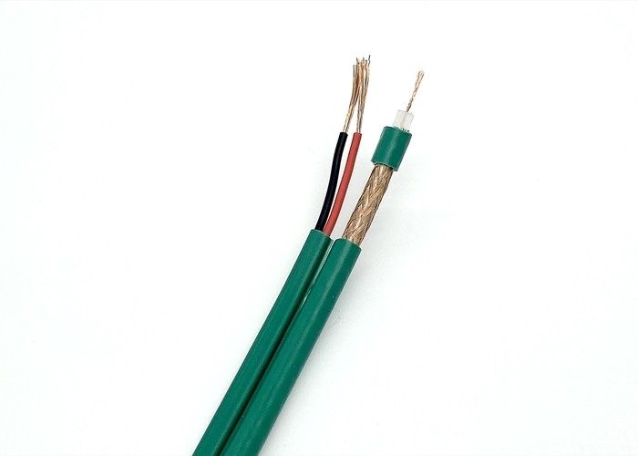 Kx6+2C Coax Bulk CCTV Cable Customized Color For Camera Installation 8 Fig