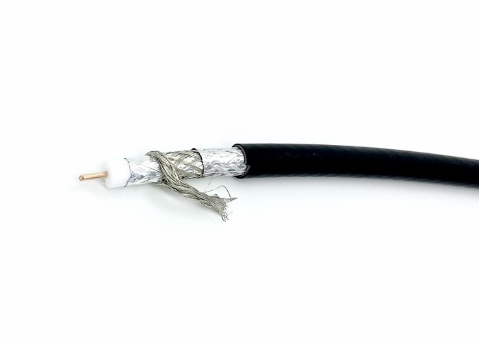 CATV Telecom RG11U Cable 60% TC Braiding LSZH FR Jacket 1.63 Copper