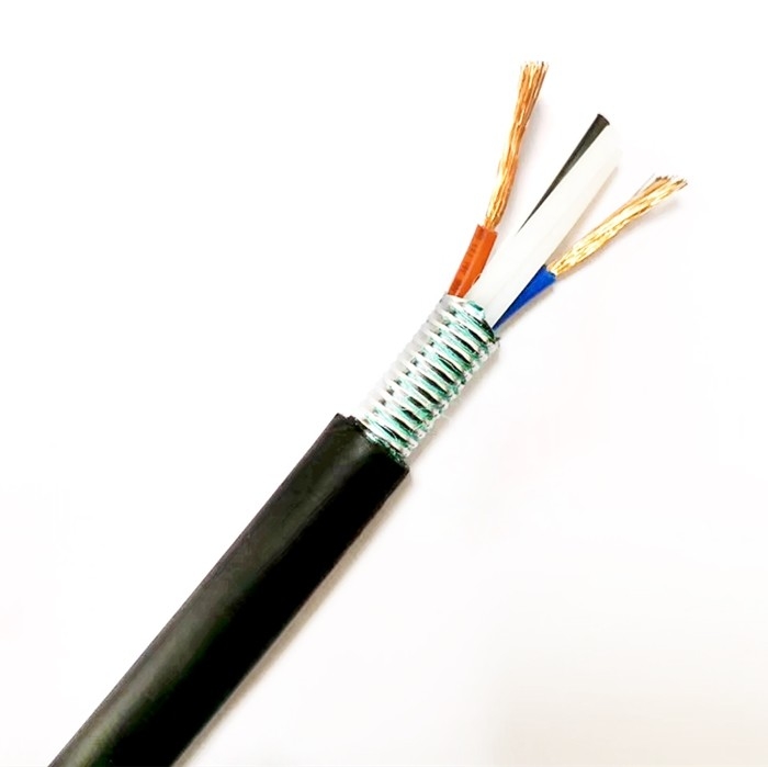 Electric Composite Outdoor Fiber Optic Cable Water Resistant GYTS+2x2.5mm2 Power