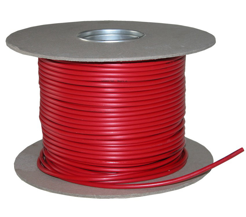 Orange / Red Fire Resistant Cable 22AWG FPLP-CL2P BC Pure Copper Fire Alarm