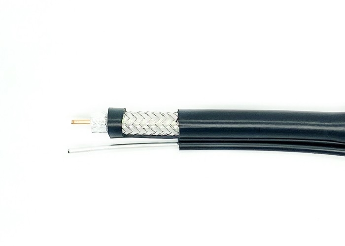 RG11M/ F1160 Messenger 75 Ohm Coaxial Cable with Galvanized Steel Self Supporting Drop Wire