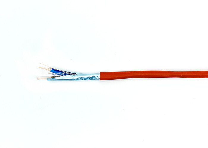 Fire And Smoke Alarm Cable 1.0MM2 Solid Copper Flame Proof PVC Shielded Security Wire