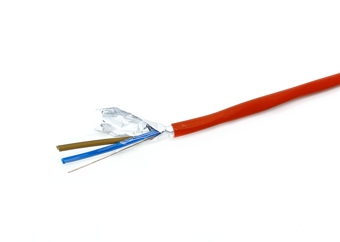 Fire And Smoke Alarm Cable 1.0MM2 Solid Copper Flame Proof PVC Shielded Security Wire