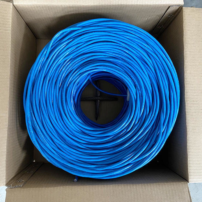 FTP Bulk CAT6 Ethernet Cable AL Foil Shielded Category 6 Indoor Communication Cable