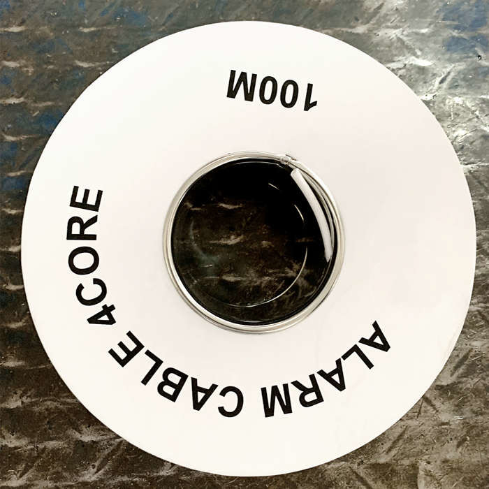 Soft Bare Copper Burglar Alarm Cable For Fire Alarm System 4C  0.22mm² Control