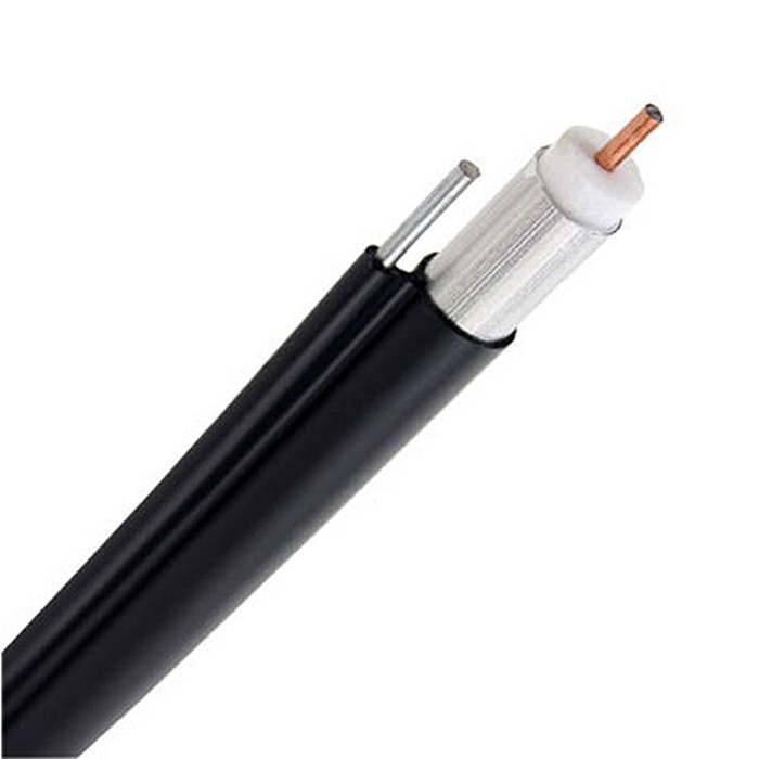 QR540M Weld AL Tube 75 Ohm Coaxial Cable with Speel Self Support CATV Cable
