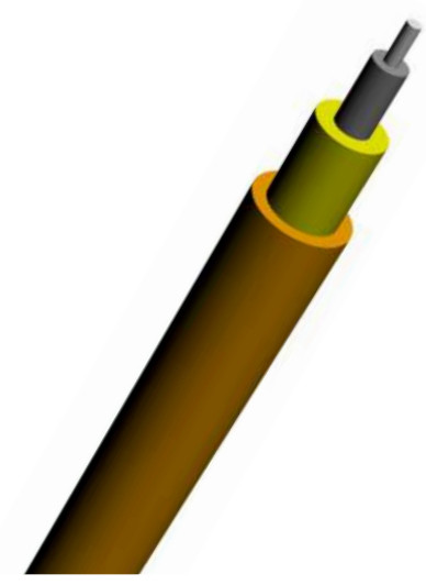 SXC Simplex Patch Cord , Tight Buffered Fiber Cable Single Φ900µM / Φ600µM
