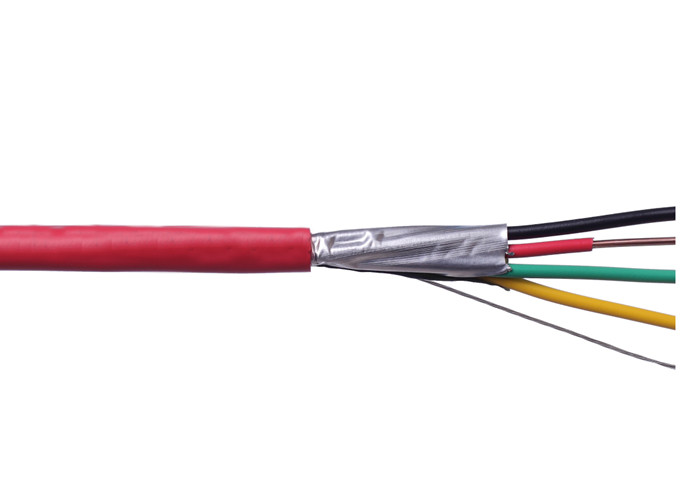 0.5mm² Solid CU FR Fire Resistant Cable Shielded 4C Security And Alarm System