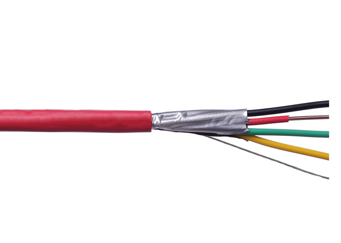 18AWG Shielded Fire Alarm Cable FPLR-CL2R  Solid Bare Copper UL Standard