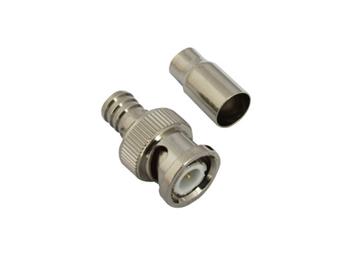 Monitor Camera Video Coaxial Power Connector Crimp Type For RG59 Coaxial Adaptor