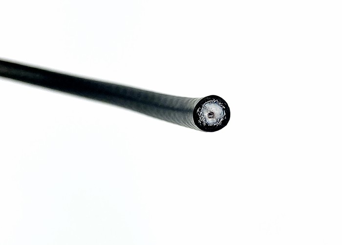 RG6U 75 Ohm Video Cable , 75 Ohm TV Cable Tril Shield Black PVC CPR Approved