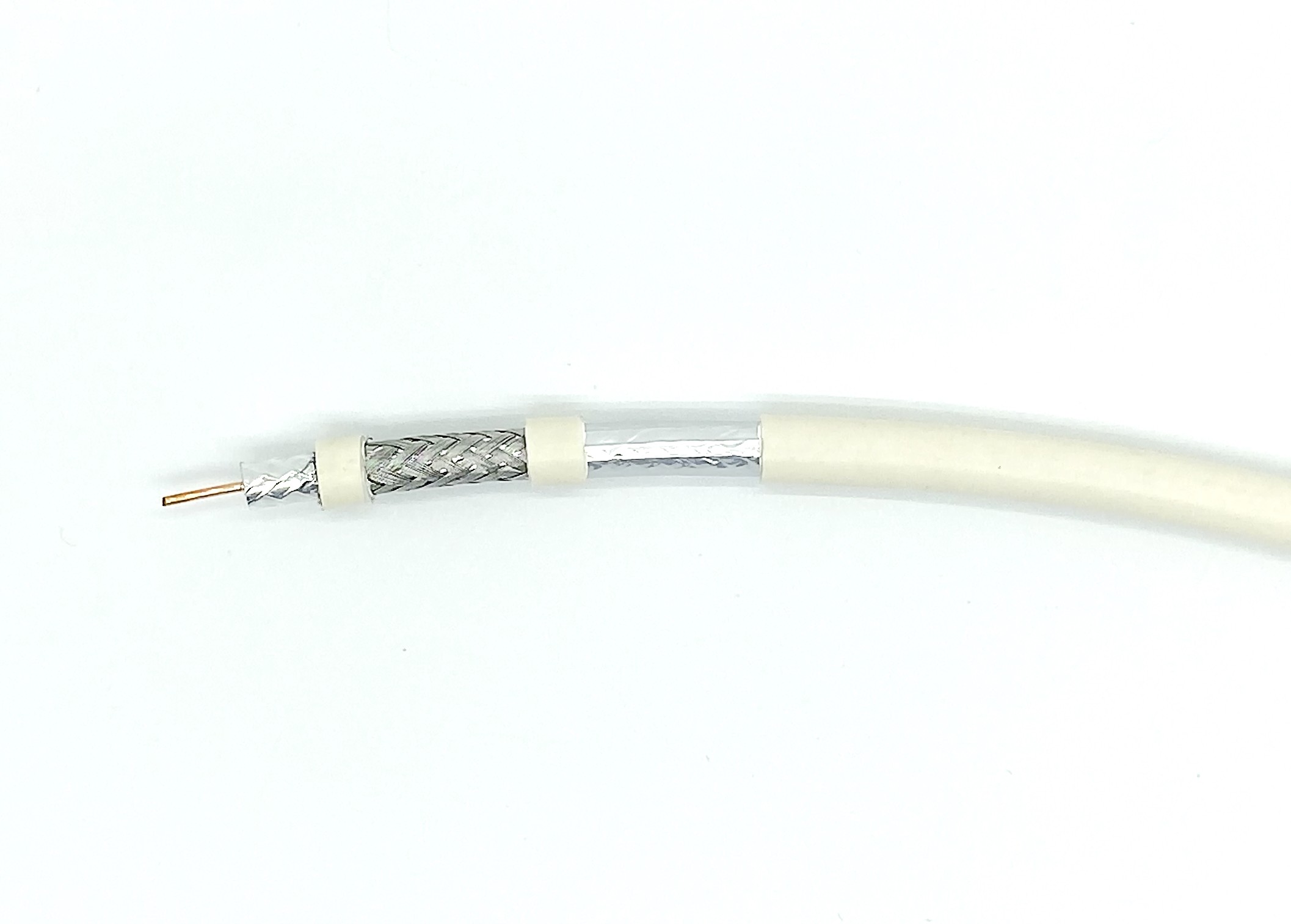 Tril Shielded RG6U 75 Ohm Coaxial Cable OEM CATV Electronics Wire CPR Euroclass Eca
