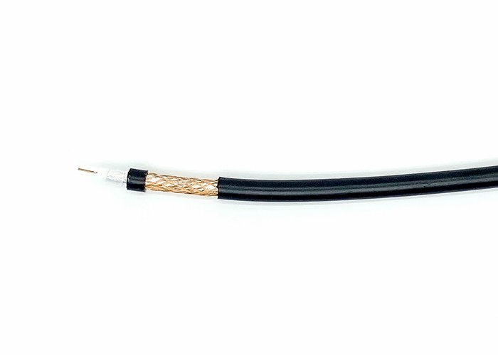 3C-2V PE UV JIS Series Electrical 75 Ohm Coaxial Cable Outdoor For TV Video