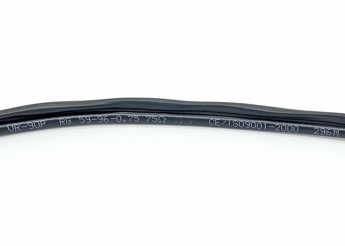 VR90P Solid PE Fig 8 Shotgun Combo Video Wire, Siamese Coax Cable For CCTV Installation