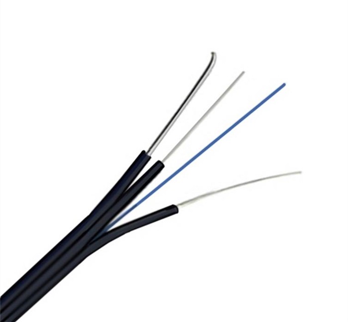 GJYXCH G657A1 Indoor Fiber Optic Cable FTTH LSZH With 1.0 Steel Self Supporting