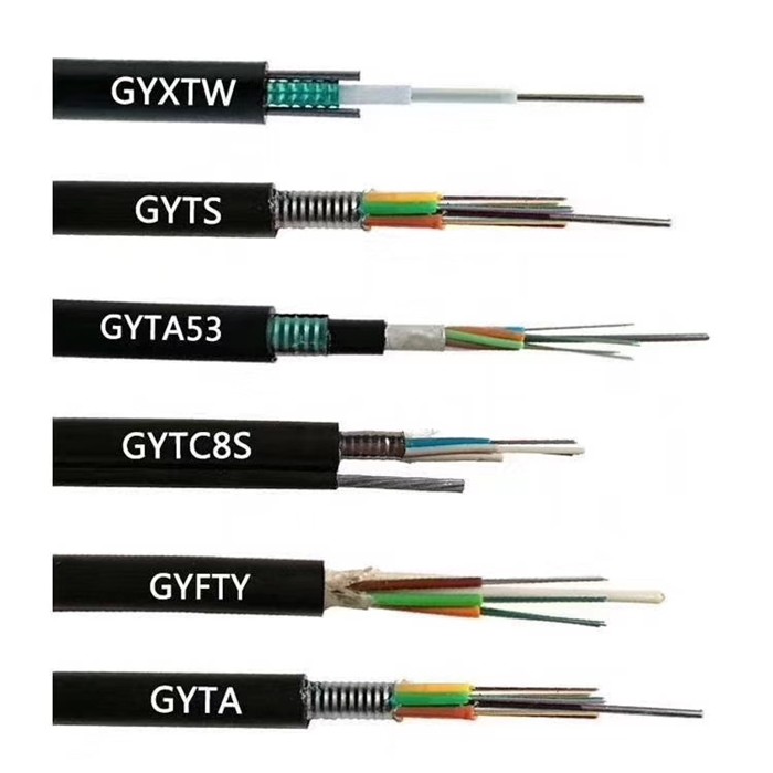 GYTS PSP Armored  Direct Buried Outdoor Fiber Optic Cable G.652 Single Mold 288 Fibers