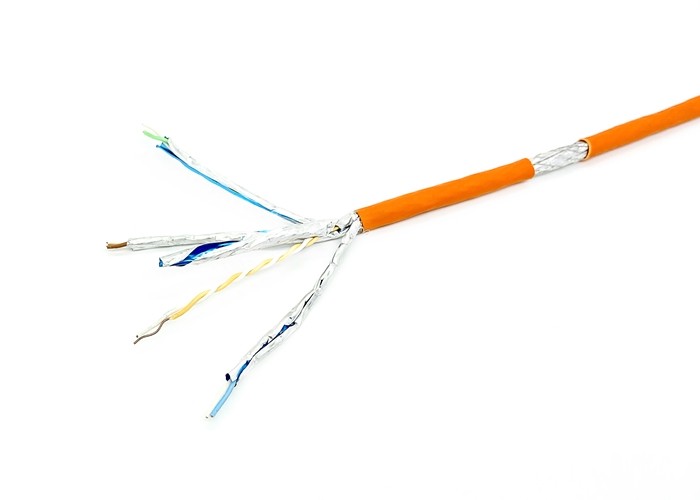 S/FTP AL Foil Shielde Bulk CAT6A Ethernet Cable Each Pair 500MHz 10G Bit / S