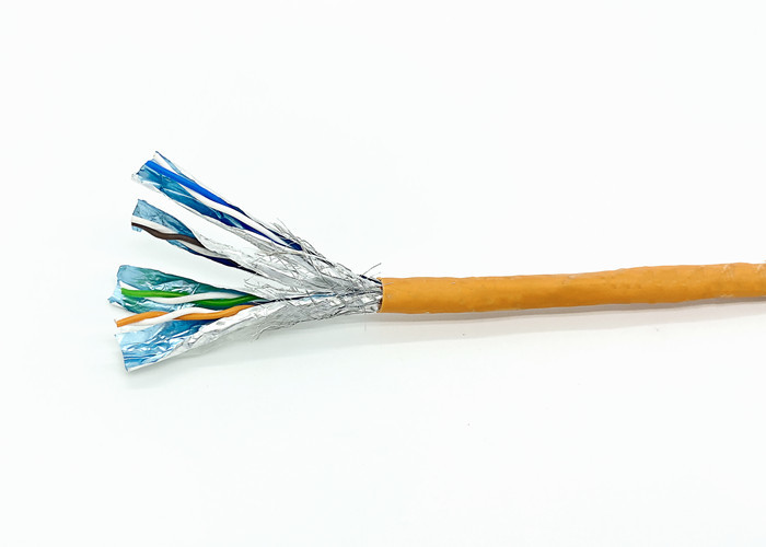 S/FTP AL Foil Shielde Bulk CAT6A Ethernet Cable Each Pair 500MHz 10G Bit / S
