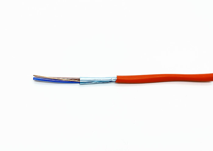 2.5mm² Solid Copper Shielded Fire Resistant Security Wire Alarm Cable 2 Cores