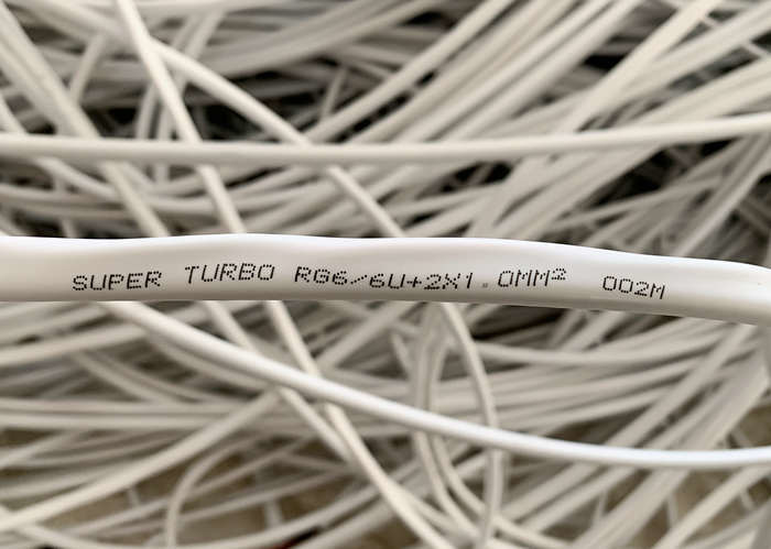 Super Turbo RG59 RG59U 2C CCA Bulk CCTV Cable with 0.75/1.0MM2 Siamese Coaxial cable