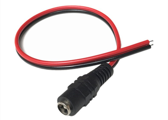 Camera Installation Red and Black CCTV Power Cable with DC Female Plug